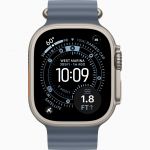 Apple Watch Ultra 3 GPS + Cellular 49mm Natural Titanium, Ocean Band