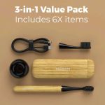 Bàn chải điện Mipow Brushgo Slimpro i4 Special Edition with Ceramic Holder CI-900S - Woodgrain