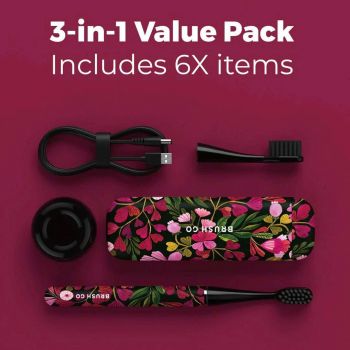 Bàn chải điện Mipow Brushgo Slimpro i4 Special Edition with Ceramic Holder CI-900S - TropicVibe