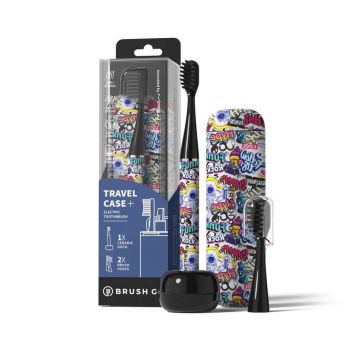 Bàn chải điện Mipow Brushgo Slimpro i4 Special Edition with Ceramic Holder CI-900S - Graffiti