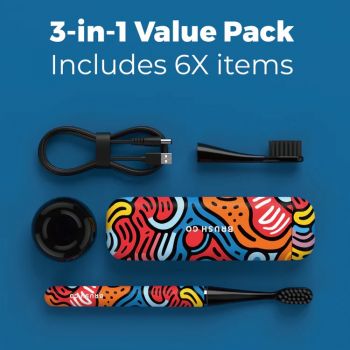 Bàn chải điện Mipow Brushgo Slimpro i4 Special Edition with Ceramic Holder CI-900S - PopArt