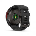 Garmin Fenix 8 MicroLED (51MM) - Sapphire, Carbon Gray DLC Titanium with Black/Pebble Gray Silicone Band