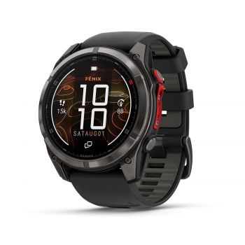 Garmin Fenix 8 MicroLED (51MM) - Sapphire, Carbon Gray DLC Titanium