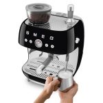 Máy pha cà phê tích hợp máy xay Smeg 50’s Style EGF03 (Black)