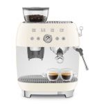Máy pha cà phê tích hợp máy xay Smeg 50’s Style EGF03 (Cream)