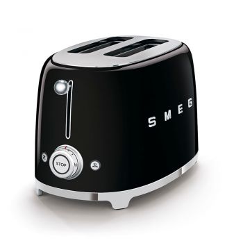 Máy nướng bánh mì Smeg 50's Style TSF01 (Black)