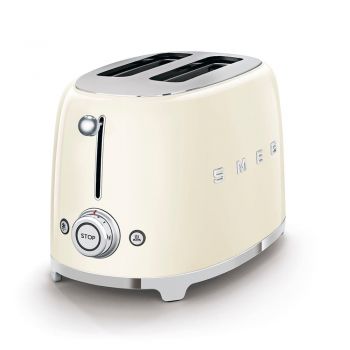 Máy nướng bánh mì Smeg 50's Style TSF01 (Cream)