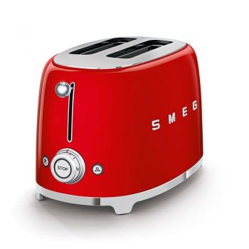Máy nướng bánh mì Smeg 50's Style TSF01 (Red)