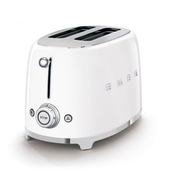 Máy nướng bánh mì Smeg 50's Style TSF01 (White)