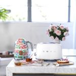 Máy nướng bánh mì Smeg 50's Style TSF01 (White)