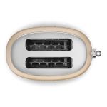 Máy nướng bánh mì Smeg 50's Style TSF01 (Champange Matt)