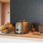 Máy nướng bánh mì Smeg 50's Style TSF01 (Champange Matt)