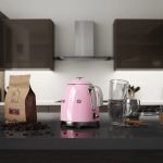 Ấm đun siêu tốc mini Smeg 50's Retro Style KLF05 (Pink)