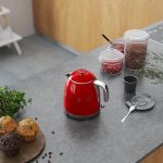 Ấm đun siêu tốc mini Smeg 50's Retro Style KLF05 (Red)