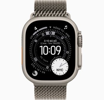 Apple Watch Ultra 3 GPS + Cellular 49mm Natural Titanium, Titanium Milanese Loop
