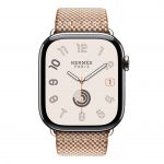 Apple Watch Hermès Series 11 Titanium Case, Toile H Single Tour