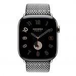 Apple Watch Hermès Series 11 Titanium Case, Toile H Single Tour