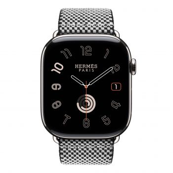 Apple Watch Hermès Series 11 Titanium Case, Toile H Single Tour