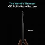 Pin sạc dự phòng thể rắn siêu mỏng BMX SolidSafe Air Titanium 5K Qi2 Magsafe B3-05