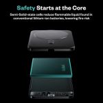 Pin sạc dự phòng thể rắn siêu mỏng BMX SolidSafe Air Titanium 5K Qi2 Magsafe B3-05