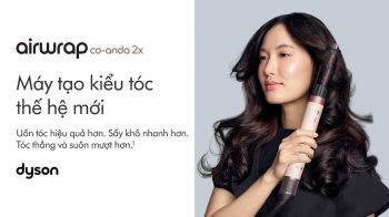 Máy tạo kiểu tóc & sấy đa năng Dyson Airwrap Coanda2x (Ceramic Apricot / Topaz) - Limited Edition