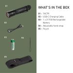 Đèn pin Ledlenser TAC7R, 3200 Lumens