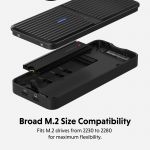 Box ổ cứng SSD HyperDrive Next USB4 Ver2 80Mbps M.2 PCIe Enclosure