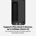 Box ổ cứng SSD HyperDrive Next USB4 Ver2 80Mbps M.2 PCIe Enclosure