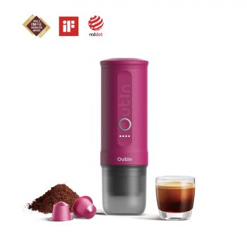 Máy pha cà phê OutIn Nano Portable Espresso Machine (Fuchsia Pink)