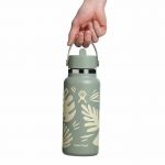 Bình giữ nhiệt Hydro Flask Wide Flex Straw Cap 32 OZ (946ml) - Botanical Bliss Agave (Limited Edition)