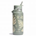 Bình giữ nhiệt Hydro Flask Wide Flex Straw Cap 32 OZ (946ml) - Botanical Bliss Agave (Limited Edition)