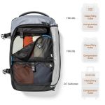 Combo 3 túi đựng hành lý Tomtoc Light-T02 Packing Cube Set
