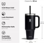 Ly giữ nhiệt Hydro Flask (Limited Edition) Travel Tumbler 40 OZ (1183 ml) - Western Dark Blue