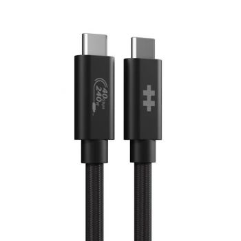 Cáp USB4 HyperDrive 1.2m Braided Performance USB-C TO USB-C