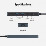 Bộ chuyển đổi HyperDrive Flex 5 ports USB-C Hub