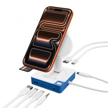 Bộ chuyển đổi HyperDrive Flex 5 Port USB-C Hub with Qi Phone Charger