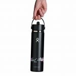 Bình giữ nhiệt Hydro Flask Wide Flex Straw Cap 24 OZ (710ml) - Glitch Black (Limited Edition)
