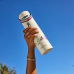 Bình giữ nhiệt Hydro Flask Wide Flex Straw Cap 24 OZ (710ml) - Glitch White (Limited Edition)