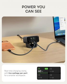 Bộ sạc để bàn Satechi ChargeView 140W Desktop Charger