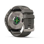 Garmin Fenix 9 Pro - Solar, Titanium, 51mm (Pebble Gray/Silver Gray Silicone Band)