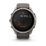 Garmin Fenix 9 Pro - Solar, Titanium, 51mm (Pebble Gray/Silver Gray Silicone Band)