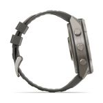 Garmin Fenix 9 Pro - Solar, Titanium, 51mm (Pebble Gray/Silver Gray Silicone Band)