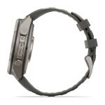 Garmin Fenix 9 Pro - Solar, Titanium, 47mm (Pebble Gray/Silver Gray Silicone Band)