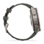 Garmin Fenix 9 Pro - Solar, Titanium, 47mm (Pebble Gray/Silver Gray Silicone Band)