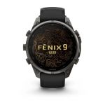 Garmin Fenix 9 Pro – Titanium, 47mm (Black/Pebble Gray Band)