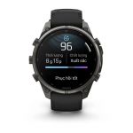 Garmin Fenix 9 Pro – Titanium, 47mm (Black/Pebble Gray Band)