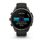 Garmin Fenix 9 Pro – Titanium, 47mm (Black/Pebble Gray Band)