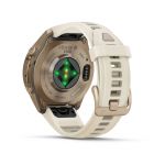 Garmin Fenix 9 Pro – Titanium, 43mm (Cream/Fog Gray Band)