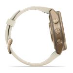 Garmin Fenix 9 Pro – Titanium, 43mm (Cream/Fog Gray Band)