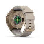Garmin fēnix 9 Pro – Titanium, 43mm (Autumn Gold/Bone Leather Band)